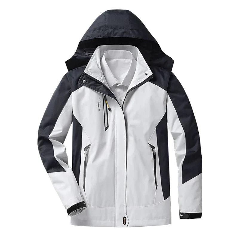 Waterproof Rain Jacket Medium Size Adjustable Hood
