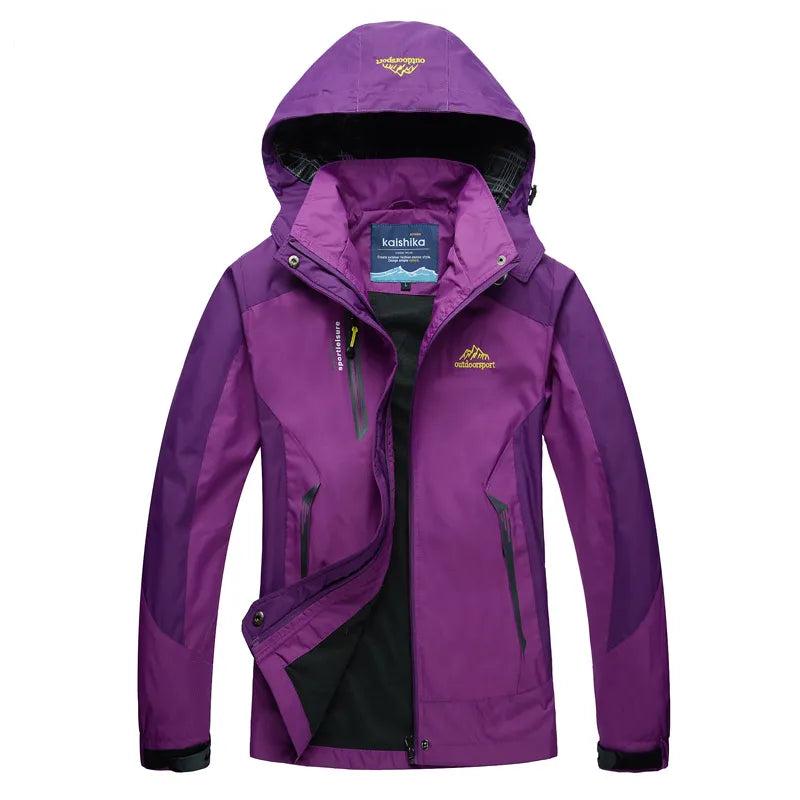 Women's Waterproof Hooded Parka Outdoor Jacket