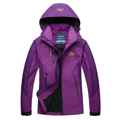 Women's Waterproof Hooded Parka Outdoor Jacket