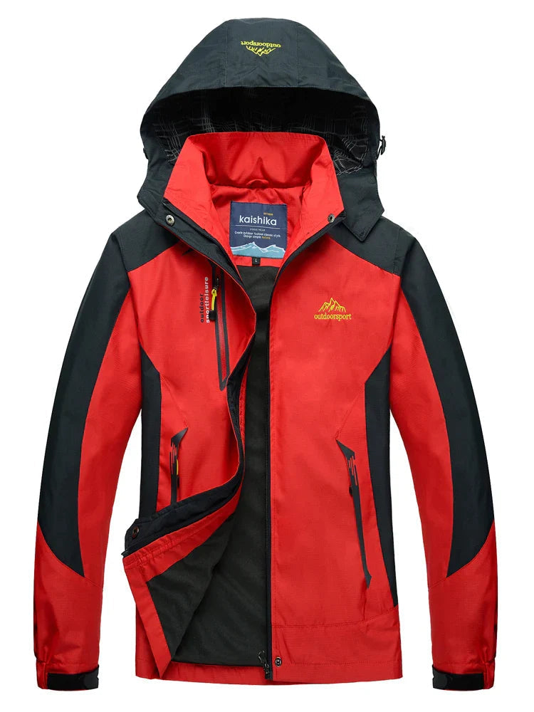 Waterproof Rain Jacket Medium Size Adjustable Hood