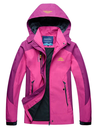 Women's Waterproof Hooded Parka Outdoor Jacket