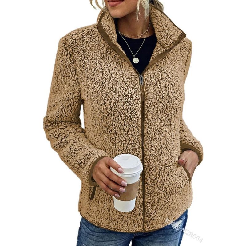 Soft Fleece Jacket Women Warm