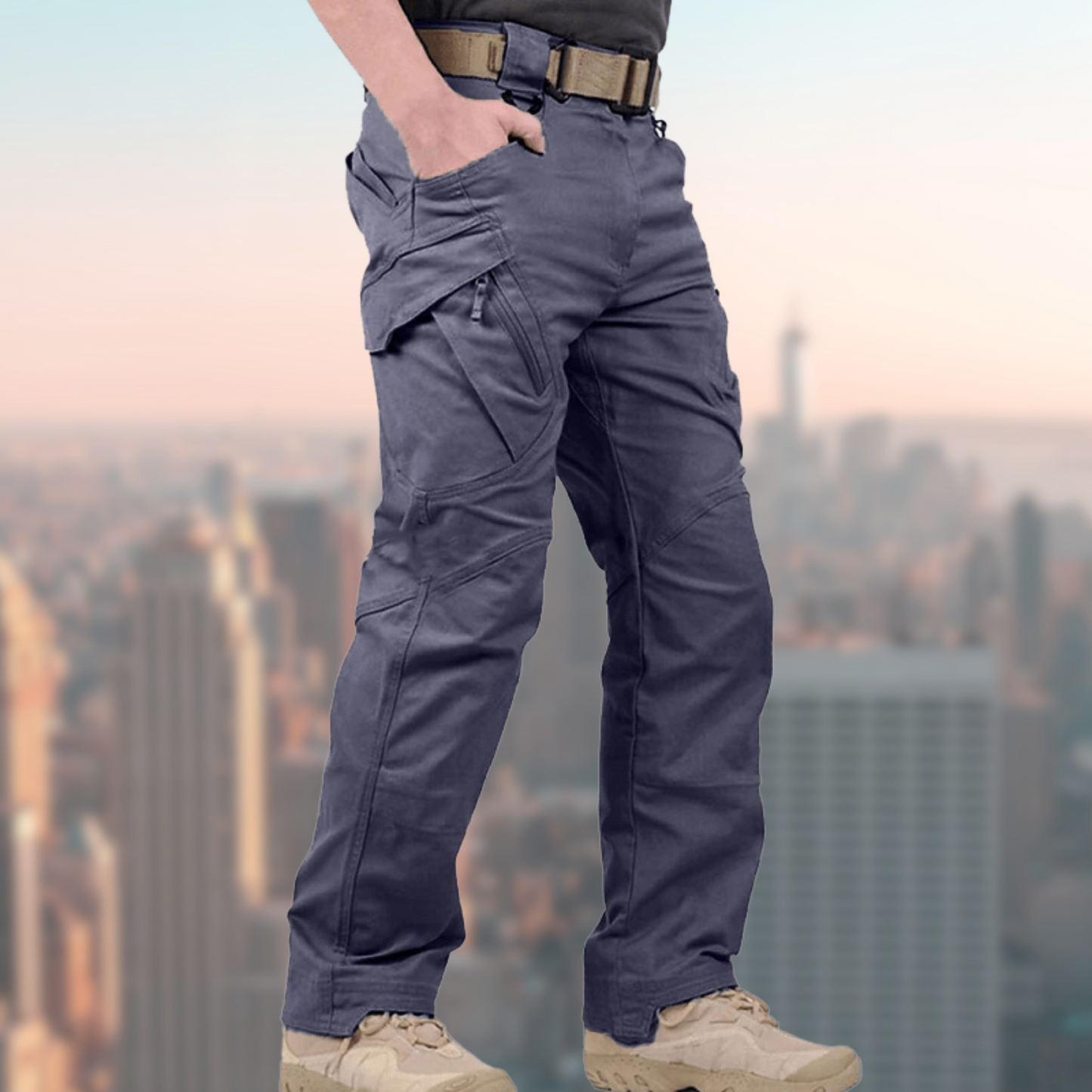 Men's Waterproof Outdoor Straight Leg Cargo Pants
