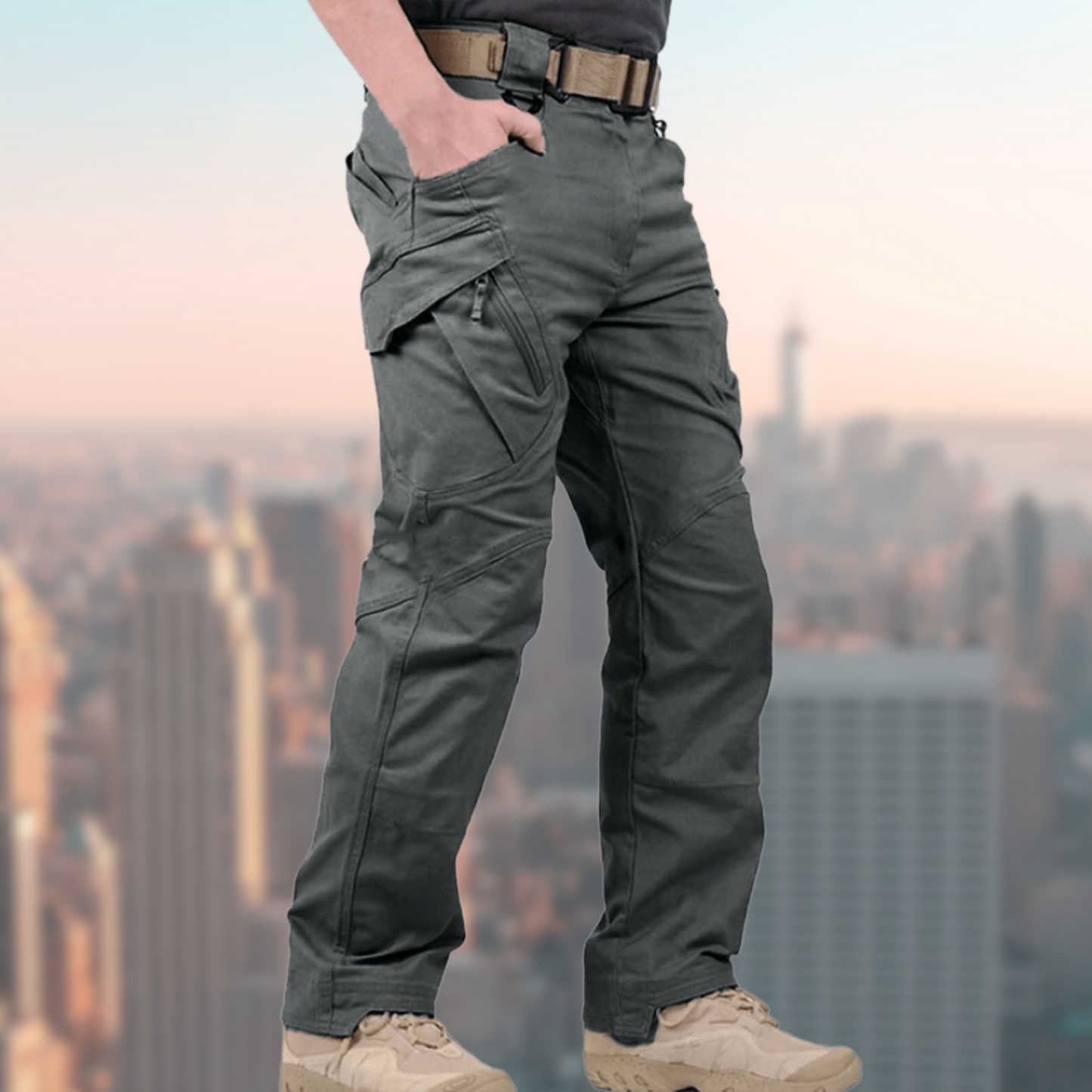 Men's Waterproof Outdoor Straight Leg Cargo Pants