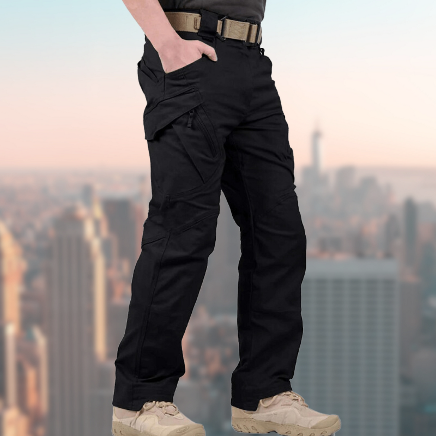 Men's Waterproof Outdoor Straight Leg Cargo Pants