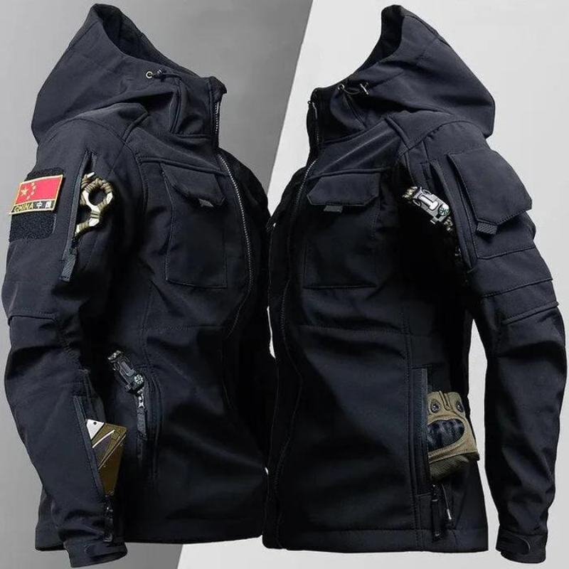 Men's Waterproof Outdoor Jacket with Hood