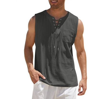 Summer Top Lightweight Sleeveless Men