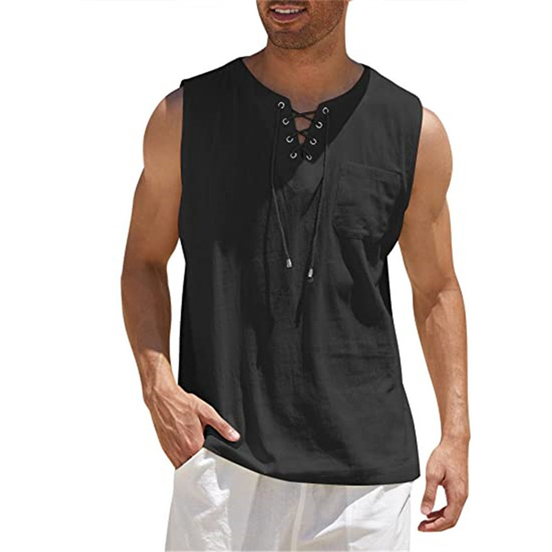 Summer Top Lightweight Sleeveless Men