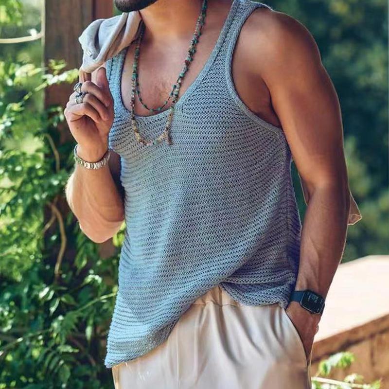 Men's Tank Top Lightweight Comfortable Sleeveless