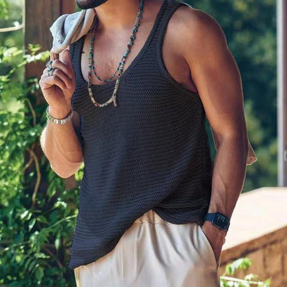 Men's Tank Top Lightweight Comfortable Sleeveless