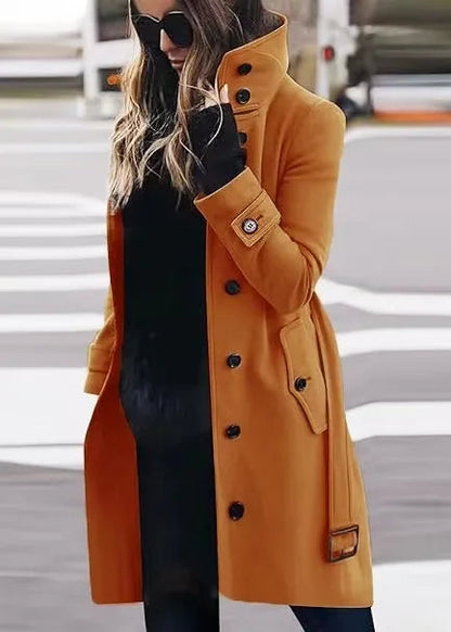 Women's Long Waterproof Elegant Trench Coat