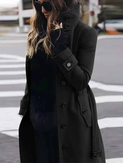 Women's Long Waterproof Elegant Trench Coat