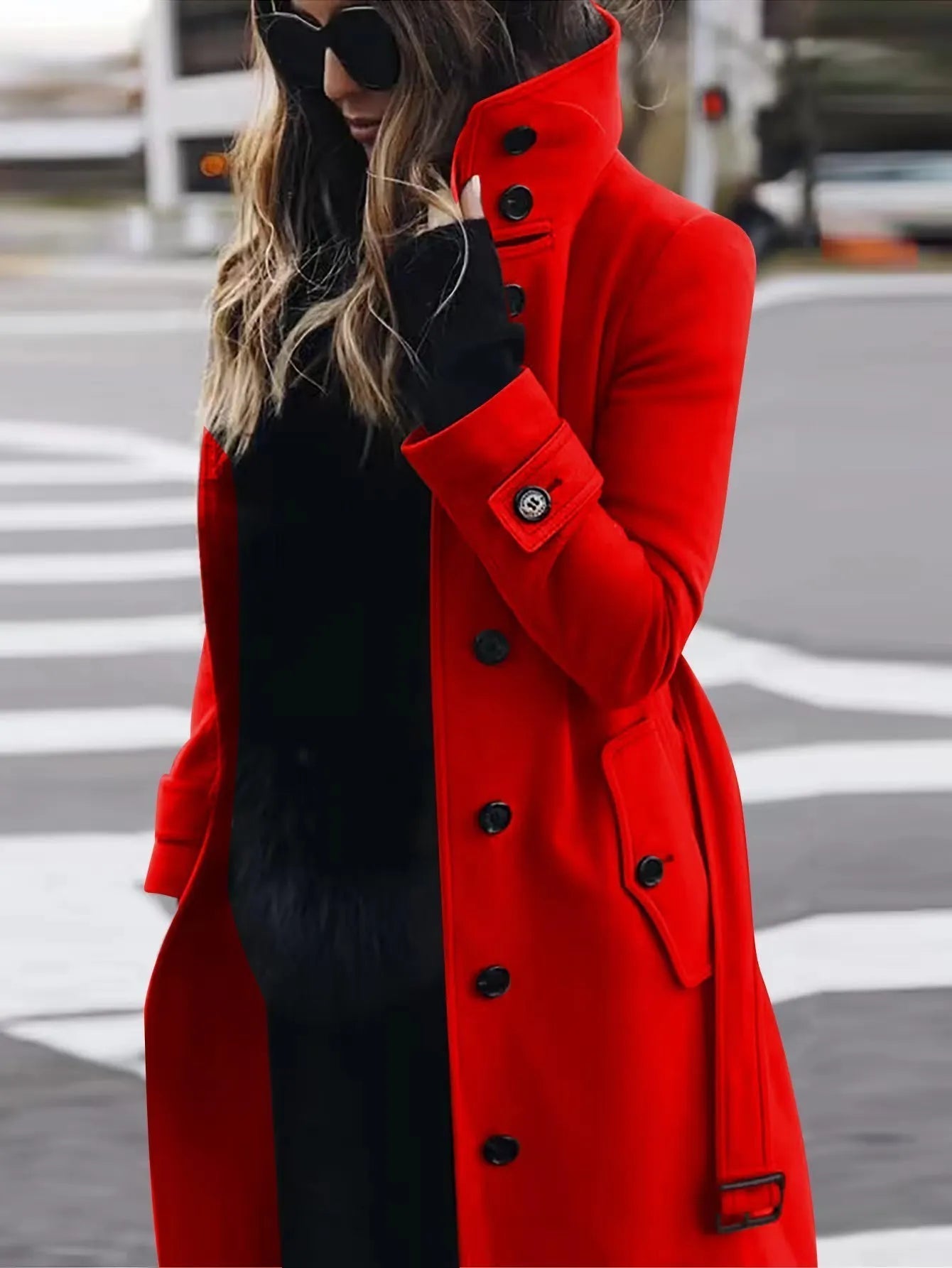 Women's Long Waterproof Elegant Trench Coat