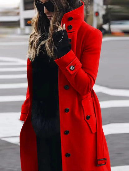 Women's Long Waterproof Elegant Trench Coat