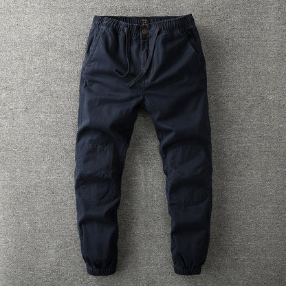 Men's Tactical Pants Elastic Waist Cargo Style