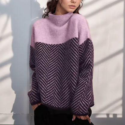 Comfortable Turtleneck Sweater Warm Knit