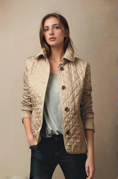 Warm Winter Quilted Nylon Jacket