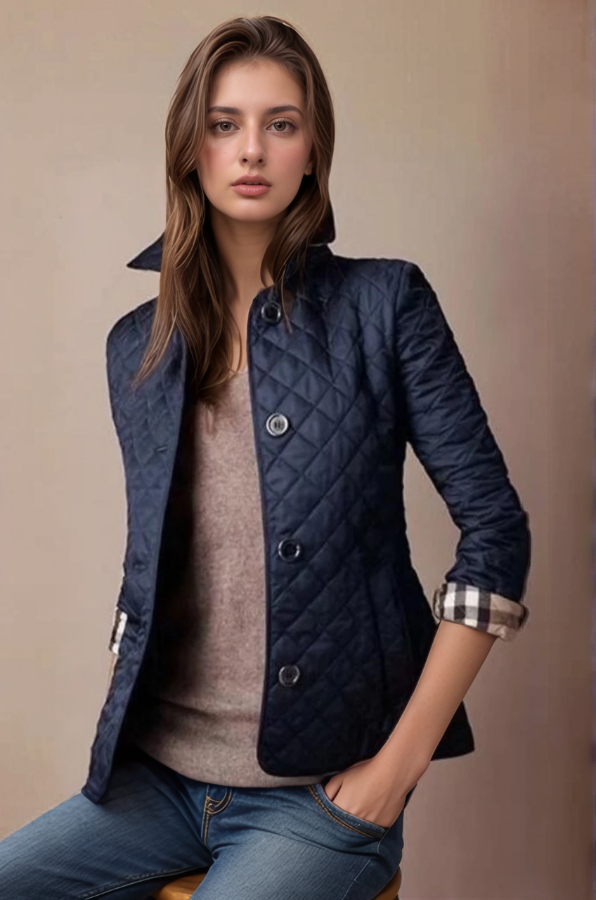 Warm Winter Quilted Nylon Jacket