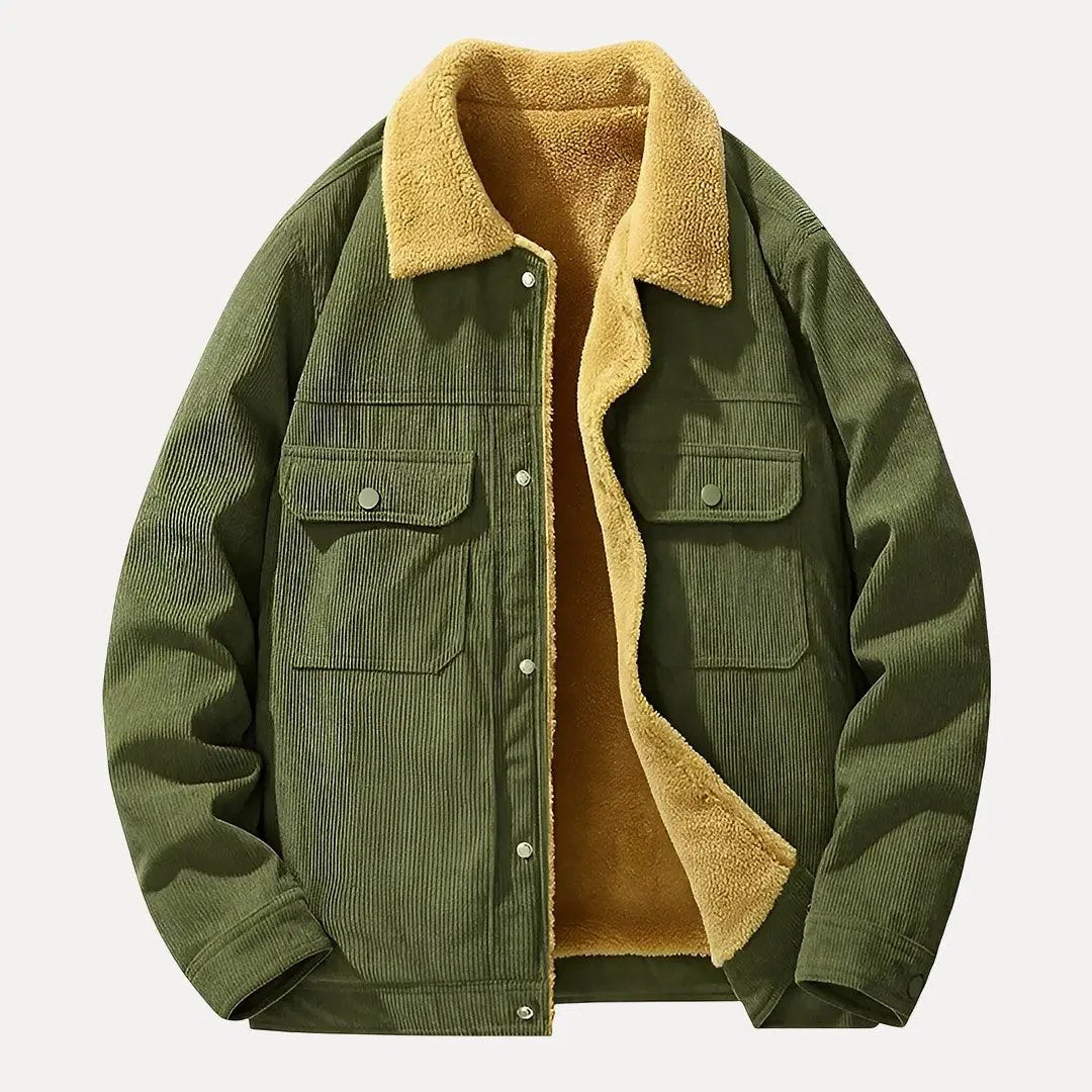Men's Corduroy Jacket Modern Slim Fit