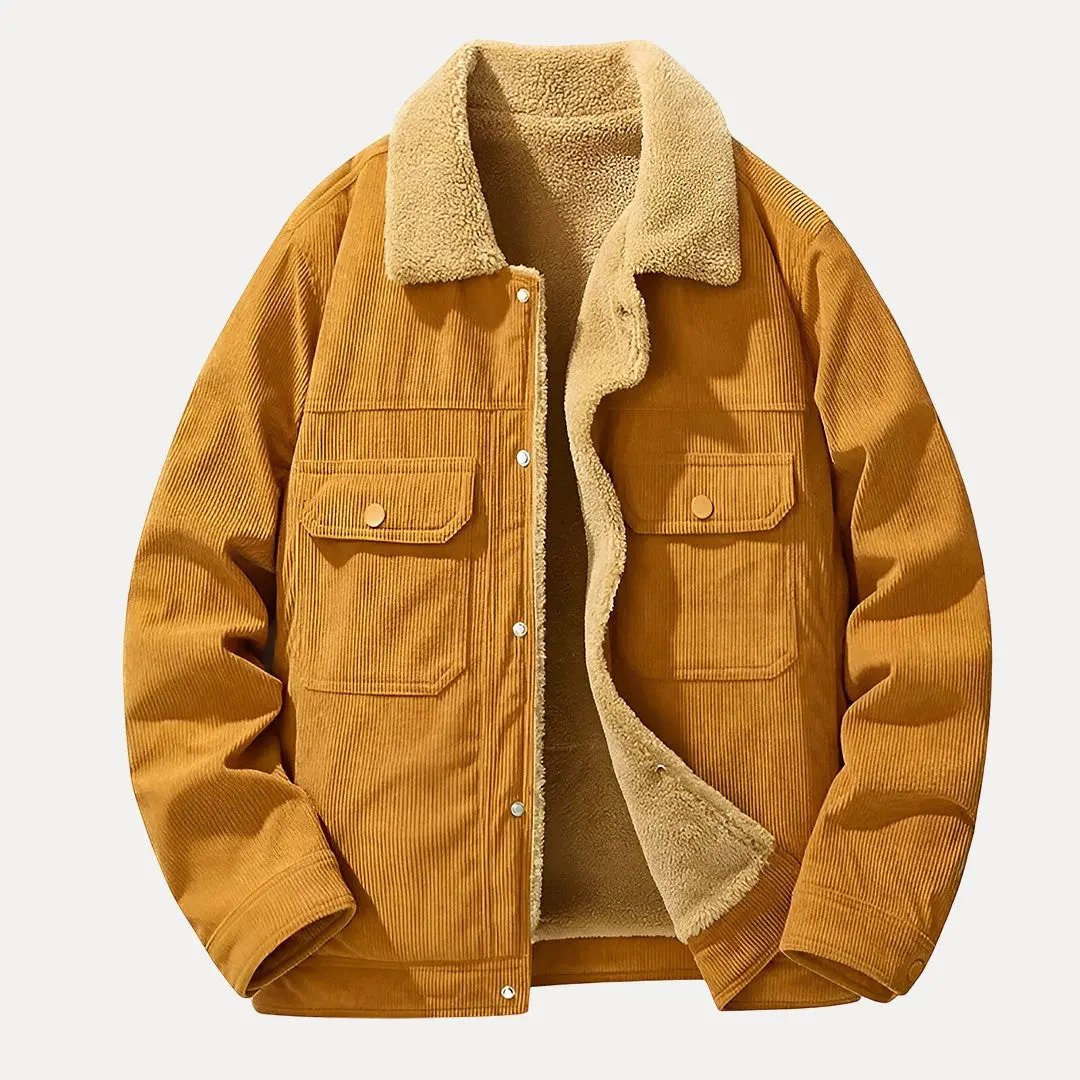 Men's Corduroy Jacket Modern Slim Fit
