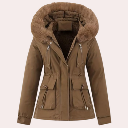 Women's Winter Jacket Warm Hooded Fleece