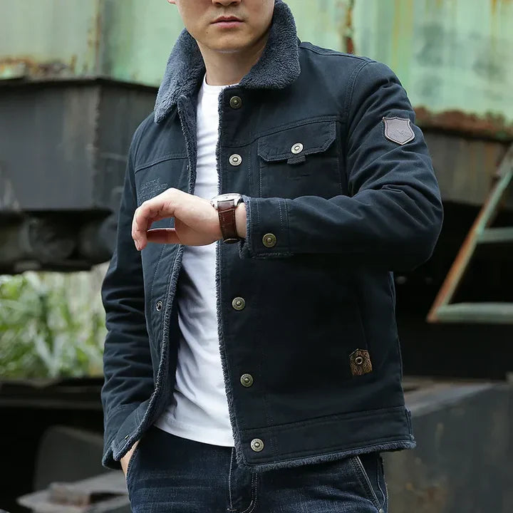 Men's Winter Jacket Fleece Insulation Warm