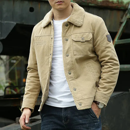 Men's Winter Jacket Fleece Insulation Warm