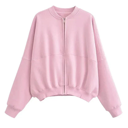 Stylische Damenjacke Bomber Style - IdealeKleiden