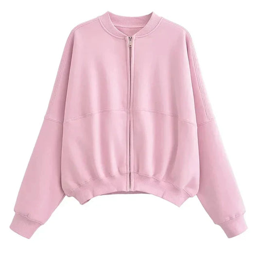 Stylische Damenjacke Bomber Style - IdealeKleiden
