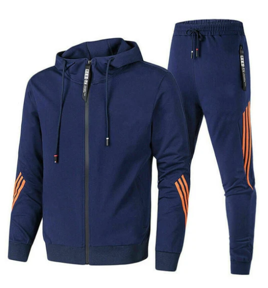 Sportanzug Kapuzenjacke und Hose - IdealeKleiden
