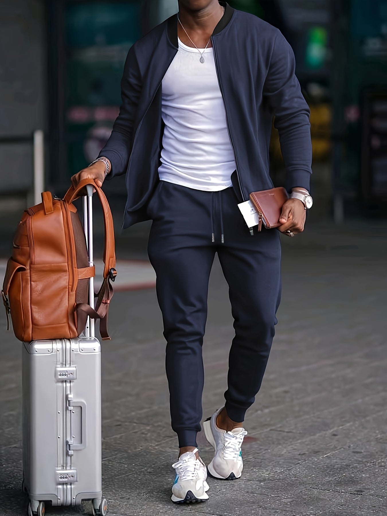 Men's Two-Piece Tracksuit Jogging Set