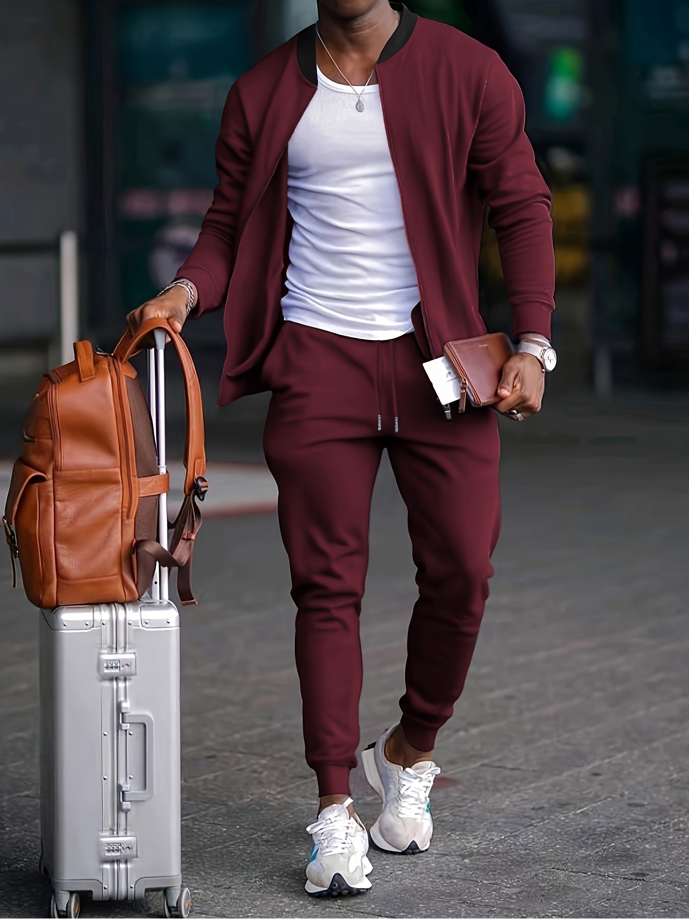 Men's Two-Piece Tracksuit Jogging Set