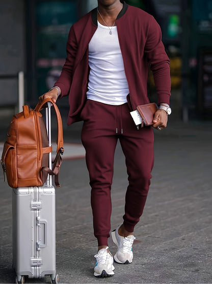 Men's Two-Piece Tracksuit Jogging Set