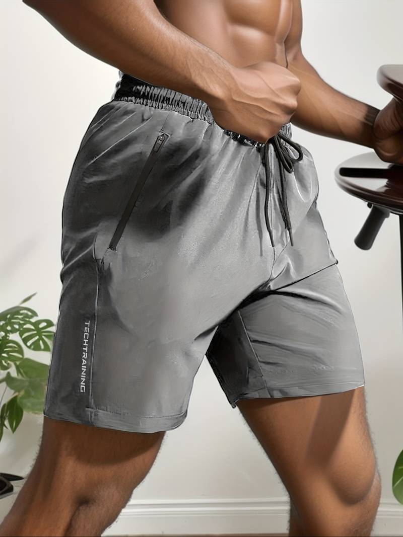 Men's Quick-Drying Elastic Sports Shorts