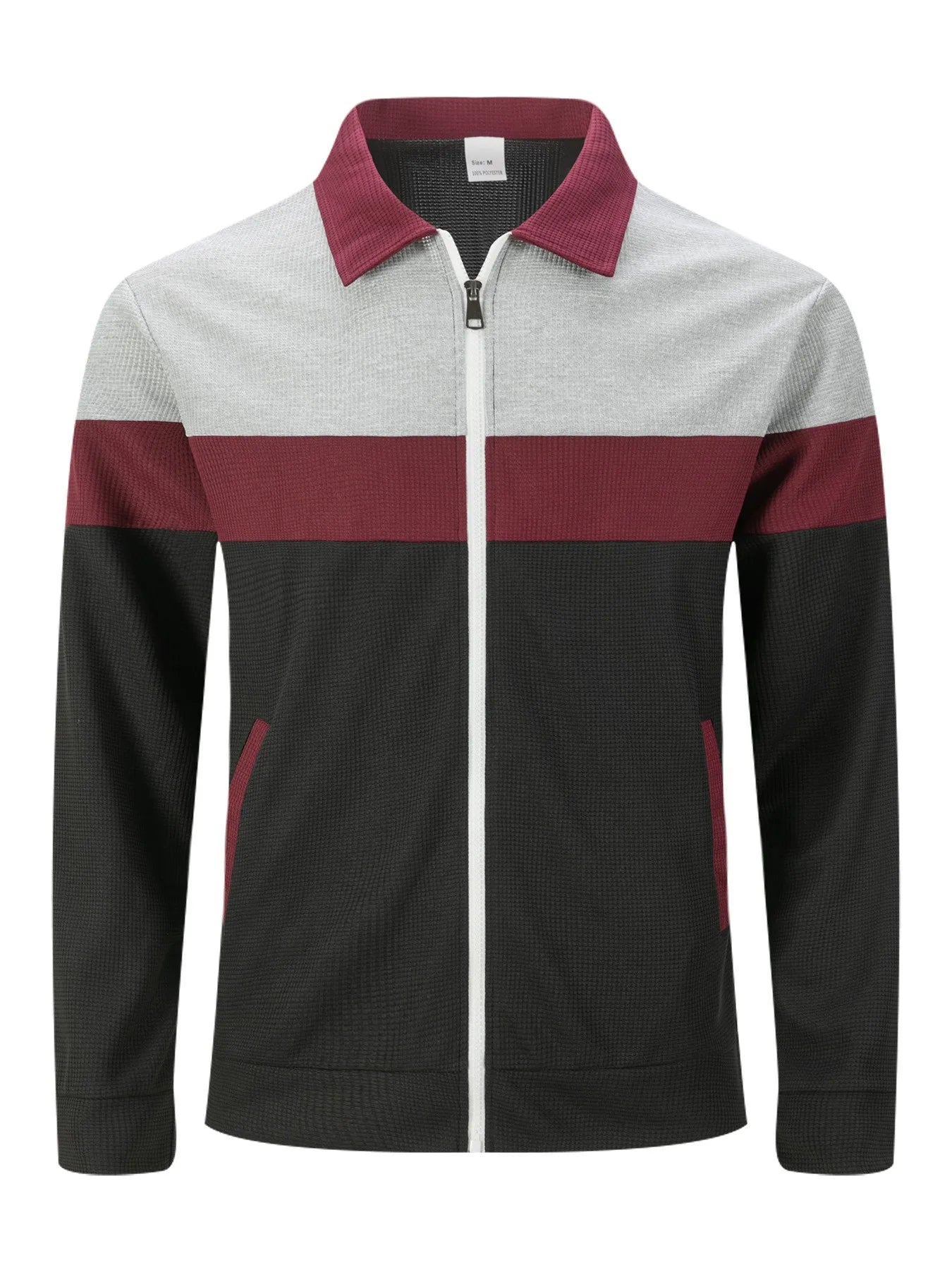 Herren Cardigan Waffelmuster Trendy - IdealeKleiden