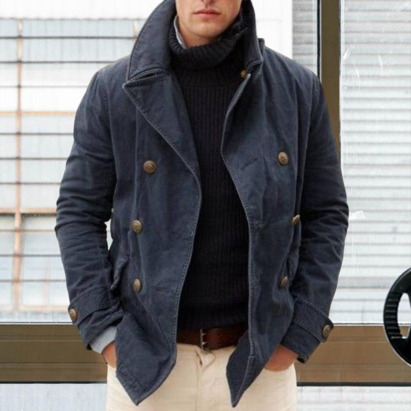 Stylish Double-Breasted Women's Jacket