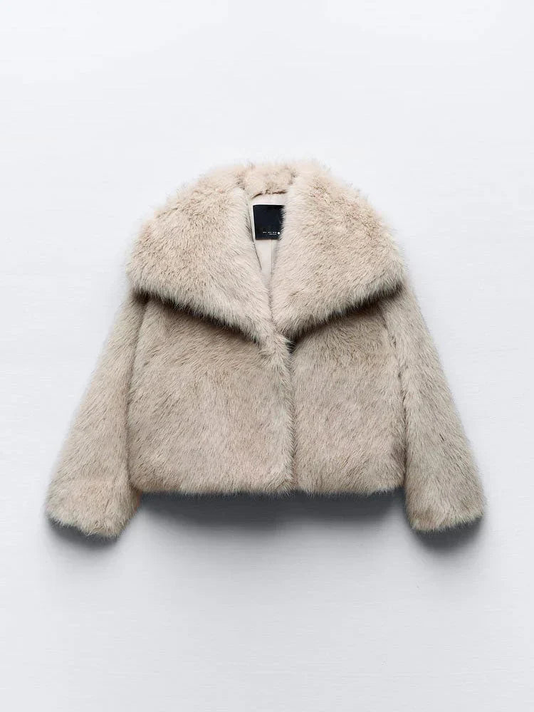 Women's Elegant Luxury Fur Jacket