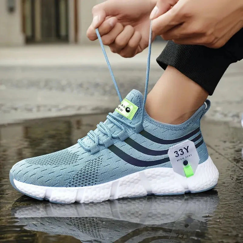 Comfortable Men's Lace-Up Sneakers