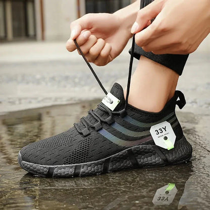 Bequeme Herren Turnschuhe Mit Schnürsenkeln - IdealeKleiden