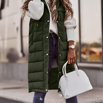 Elegant Women's Mid-Length Slim Fit Jacket