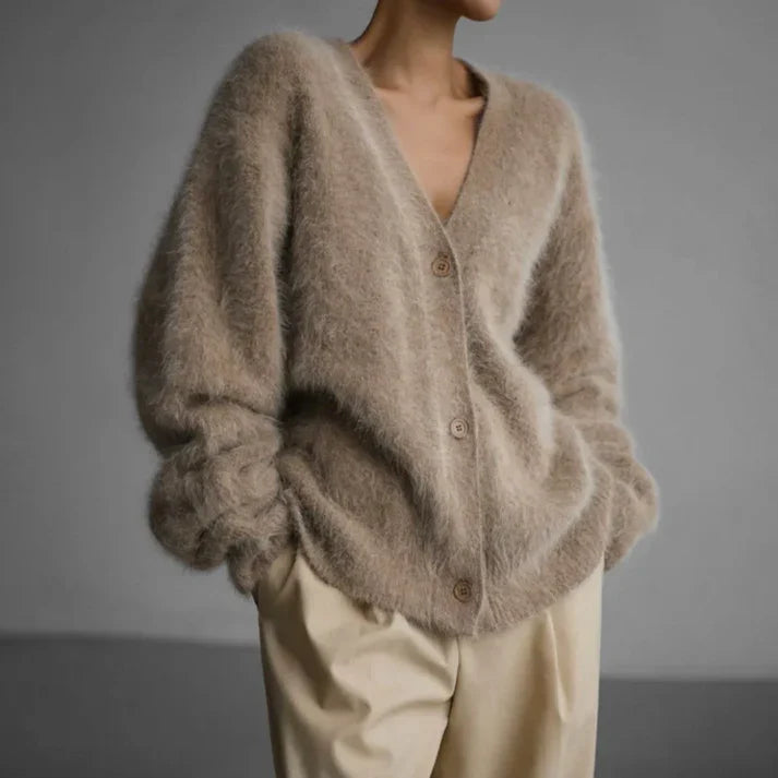 Edler Cashmere Cardigan Damen Eleganz - IdealeKleiden