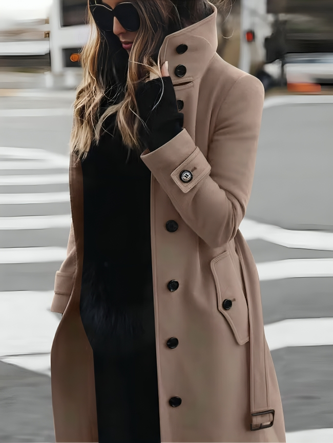 Women's Elegant Trench Coat Belt
