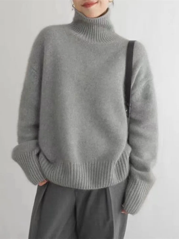 Comfortable Turtleneck Sweater Warm & Cozy