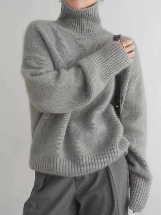 Bequemer Rollkragen Pullover Warm & Gemütlich - IdealeKleiden
