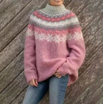 Cozy Winter Sweater Nordic Knit