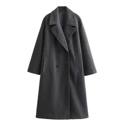 Elegant Women's Long Winter Jacket Fashionable Warm