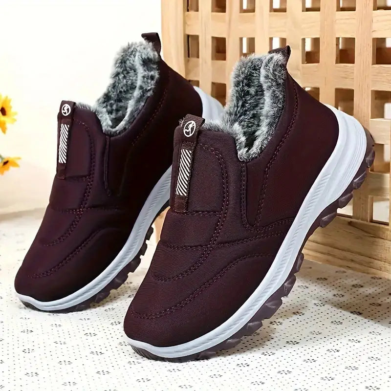 Warm Women's Winter Boots Lined Non-slip
