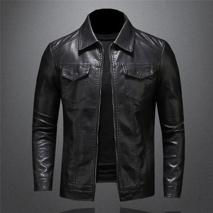 Stylish Men's Leather Jacket Premium Quality