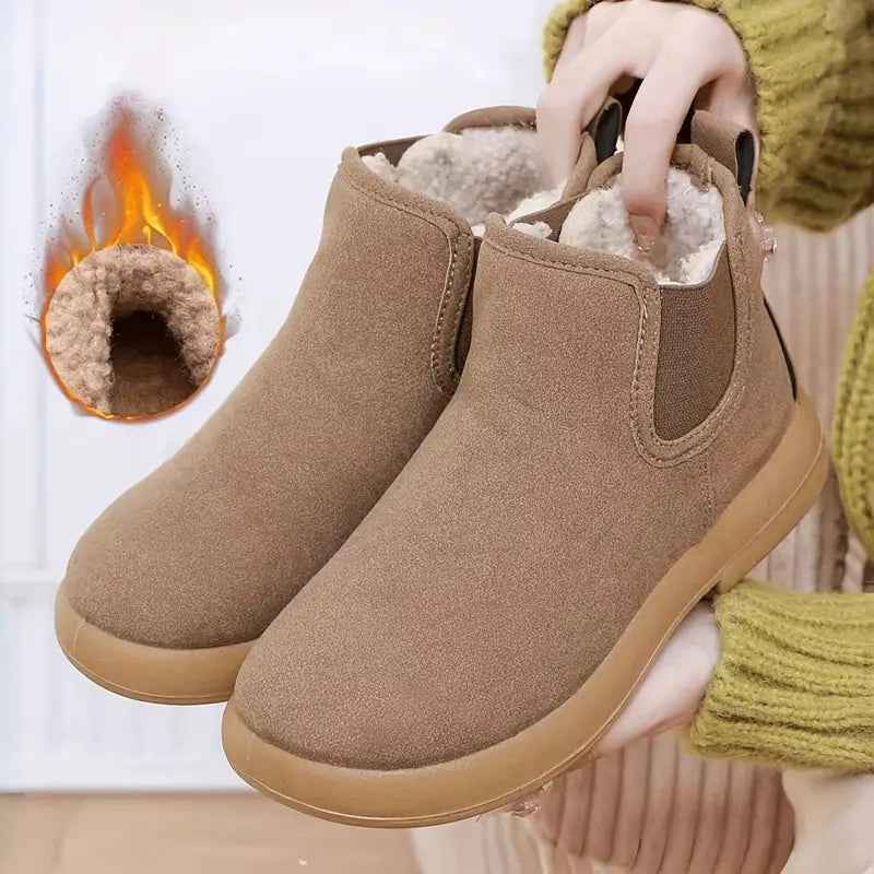 Women's Winter Boots Velvet Lined Warm Non-slip