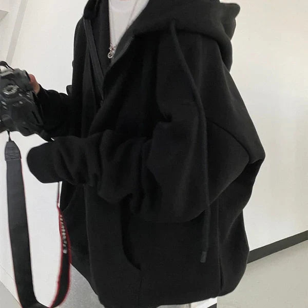 Große Sporttasche mit Kapuze und Reißverschluss - IdealeKleiden